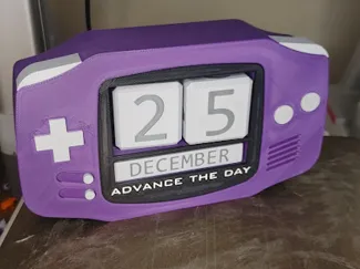 GameBoy Advance Block Calendar