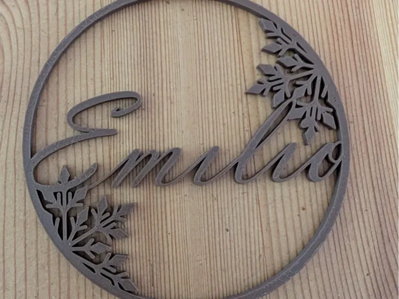 Boule de Noël personnalisé "Emilio"