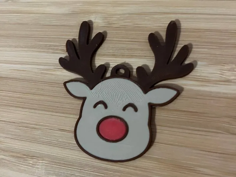 Decorazione Natalizia – Renna Multicolore