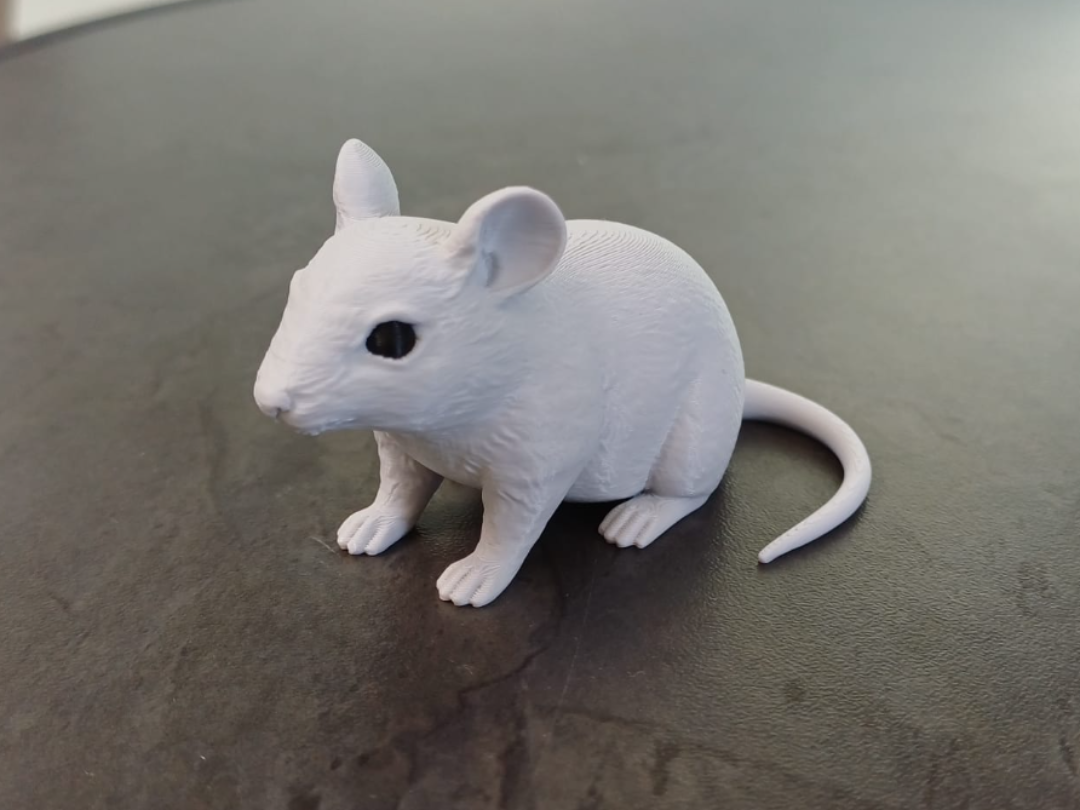 Realistic Mouse Figurine