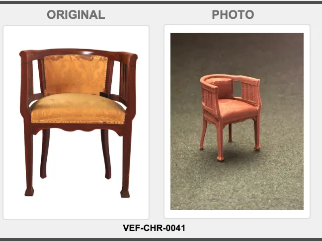 Art Nouveau Karpen Chair VEF-CHR-0041 1:12