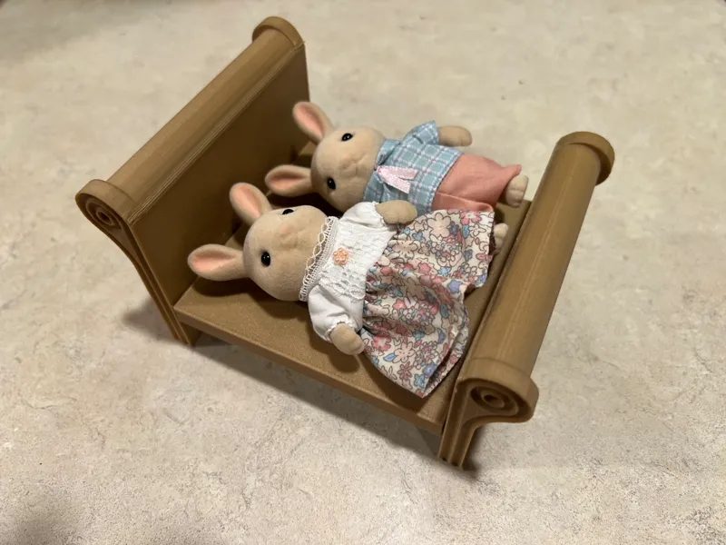 Calico Critters Doll Bed