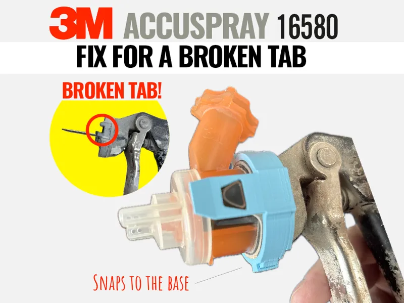 3M ACCUSPRAY 16580 FIX FOR A BROKEN TAB
