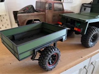 1/10 Scale Trailer Bed for RC Truck