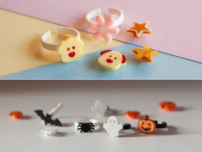 Cute Parametric Rings for kids and adults