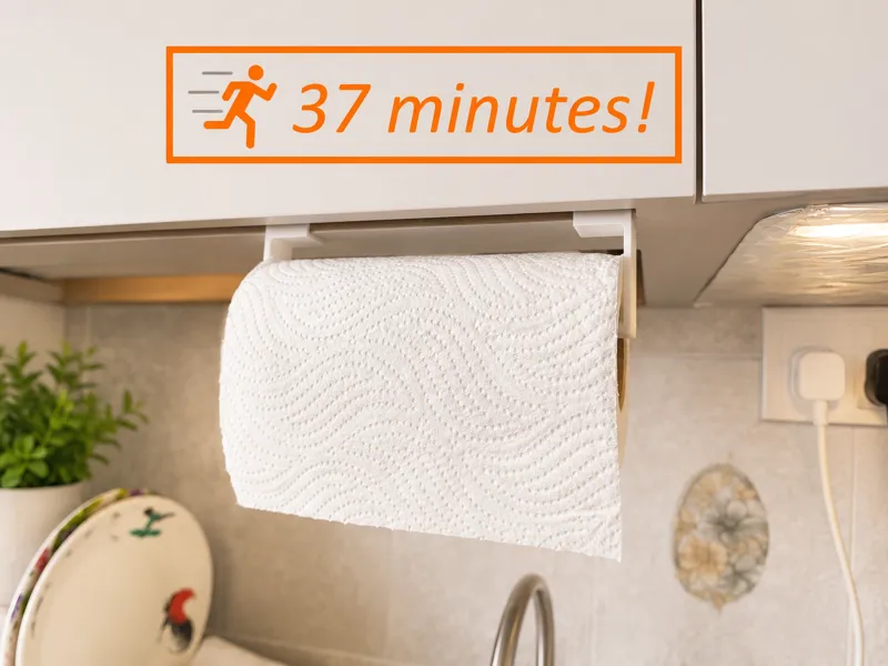Express paper towel hanger