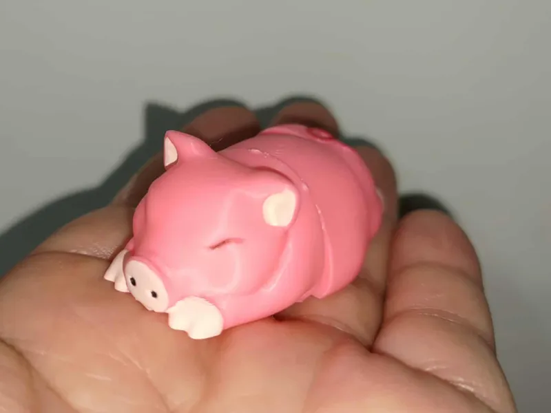 articulated loving Lazy Pig