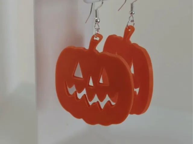 Pumpkin earrings