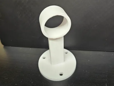 Shower curtain rod holder
