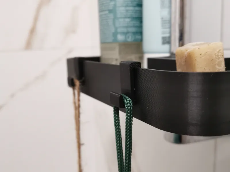 Shower shelf hook