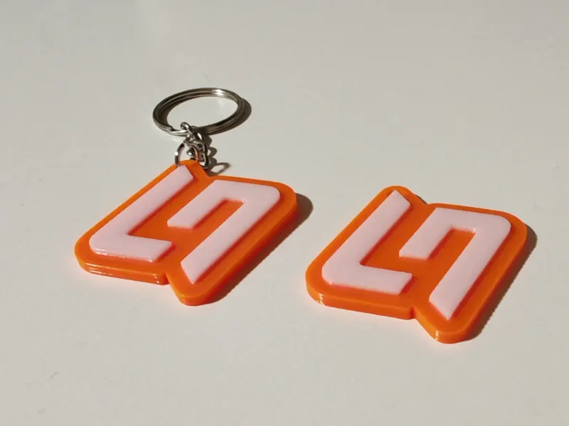 Lando Norris keychain