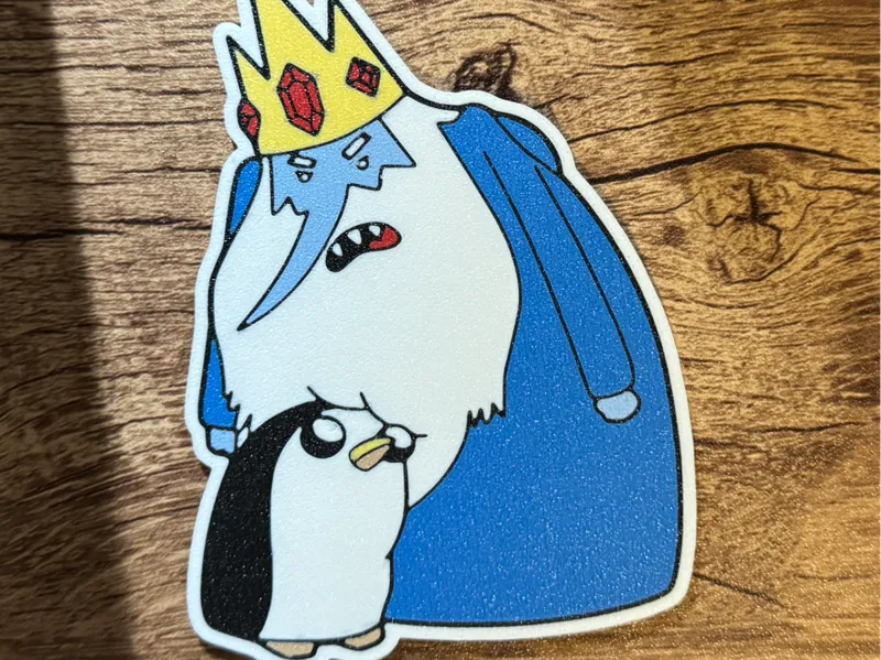 Ice King & Gunter Adv Time Magnet (8x3mm magnets)