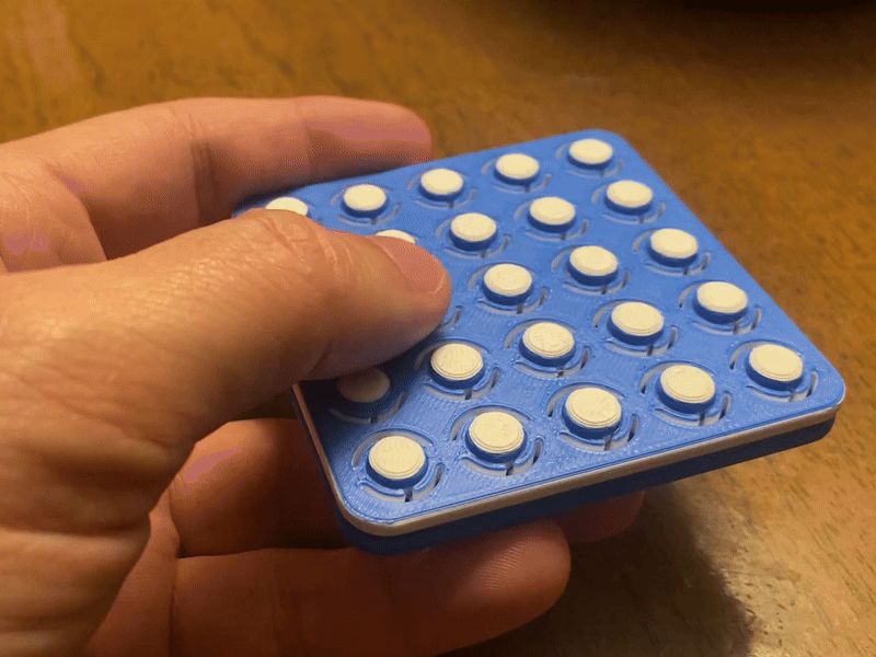 5x5 Pop-It Snap Fidget Toy