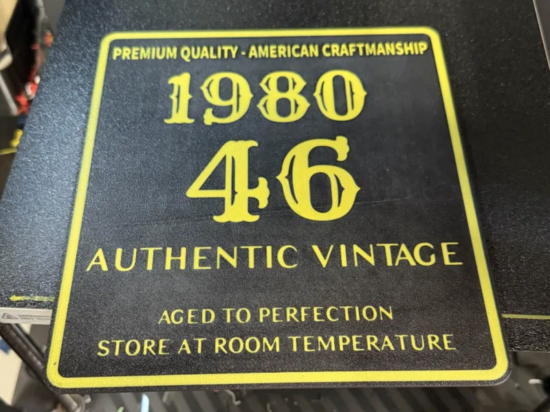 VINTAGE birthday sign