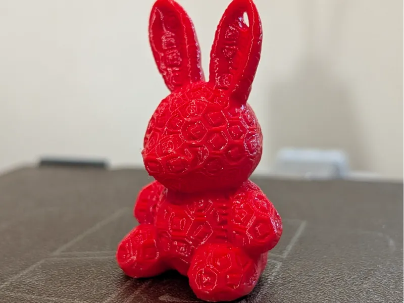 Rose Bunny Keychain