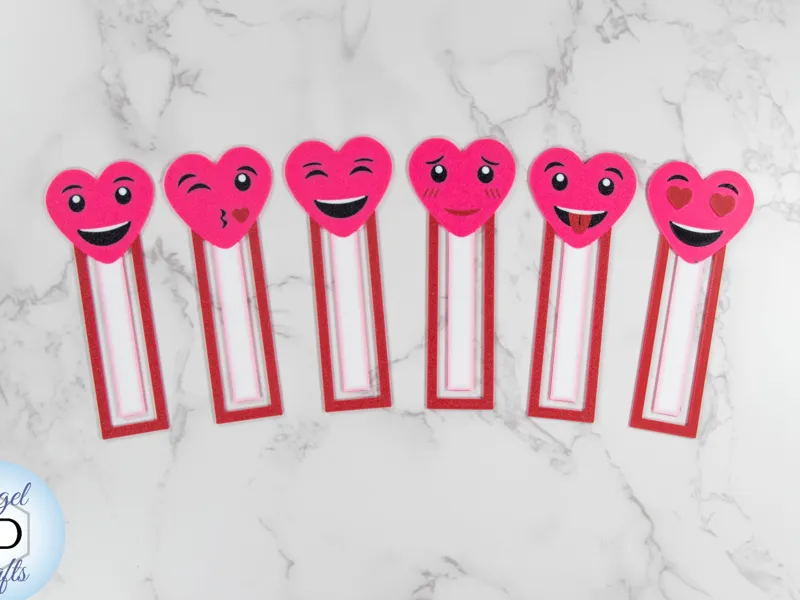 Heart Emoji Bookmarks