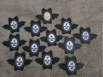 Baby Bat Milestone Markers 