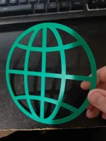 Pochoir globe terrestre — photo 3