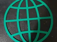 Pochoir globe terrestre — photo 1