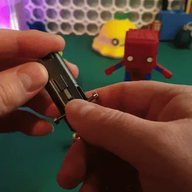 Break Action Shotgun Keychain — Functional Blaster view 2
