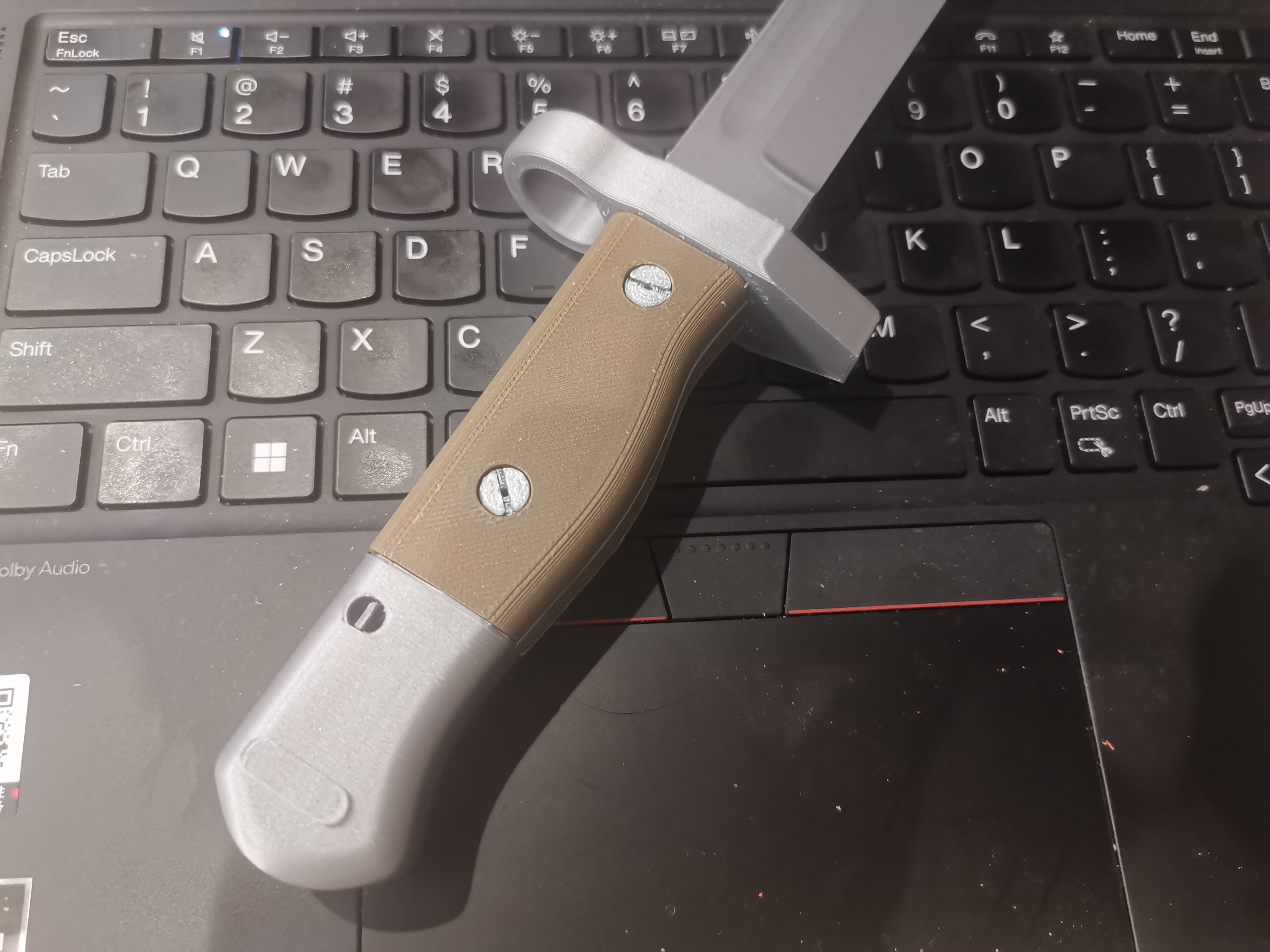 Miniatura 2 do modelo 3D 李恩菲尔德步枪刺刀