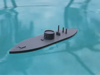 USS Monitor Mini Model