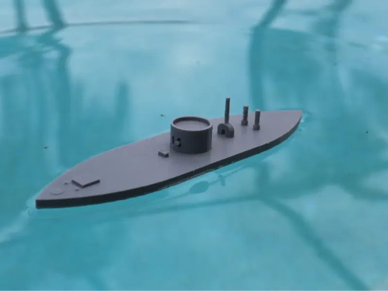 USS Monitor Mini Model