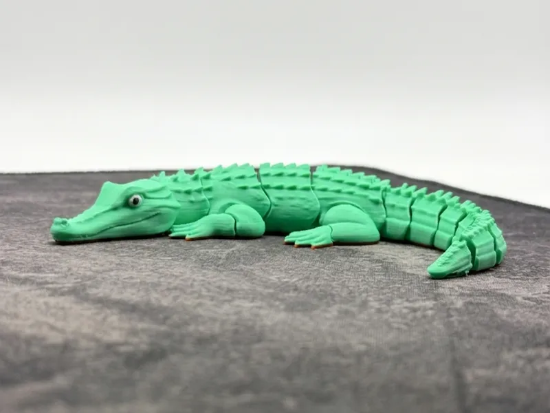 Articulated flexi crocodile