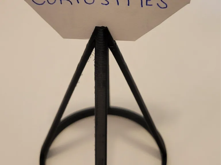 [Parametric] Tall Sign Holder