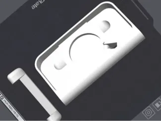 Iphone 17 dock, for ultra thin case, short version