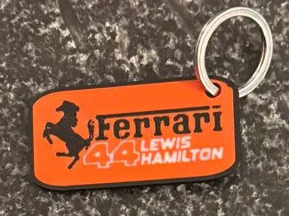 Ferrari Hamilton F1 Keychain