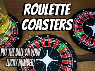 Roulette Coaster with Lucky Ball