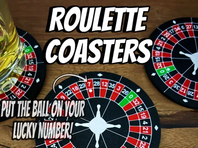 Roulette Coaster with Lucky Ball