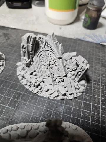 Escenografía en miniatura: Grimdark Gothic Temple Ruins — vista de referencia 4