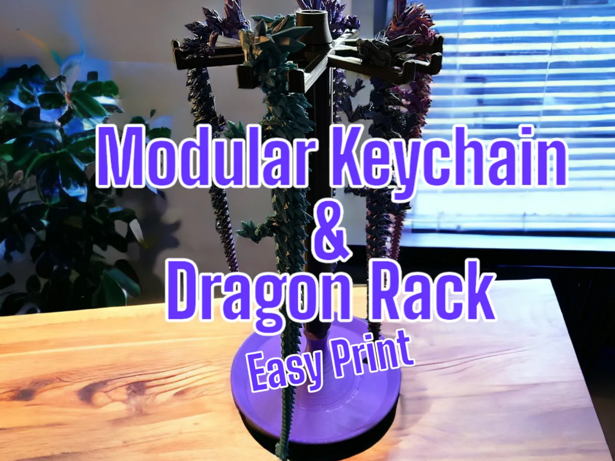 Dragon Rack Crystal Dragon Spinning Display Rack Heavy Duty - Free 3D Print Model ...