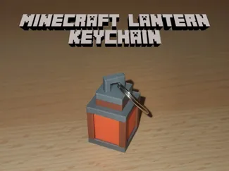 Minecraft Lantern Keychain 