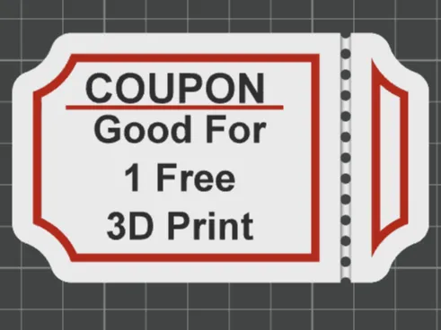 1 Free Print Coupon