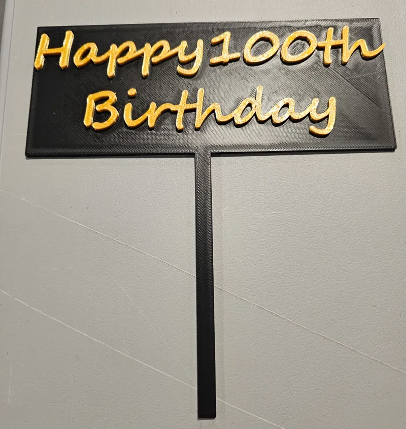 Editable Birthday Sign