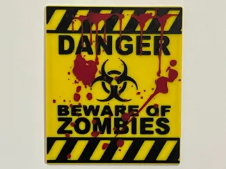 Türschild (Zombie)