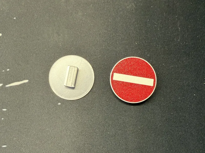 Verkehrszeichen 267 Maßstab 1/10