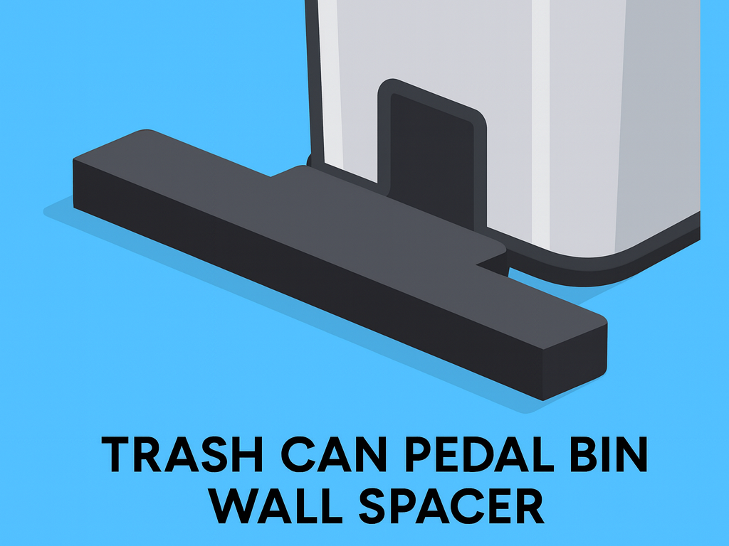 Trash Can Pedal Bin Wall Spacer
