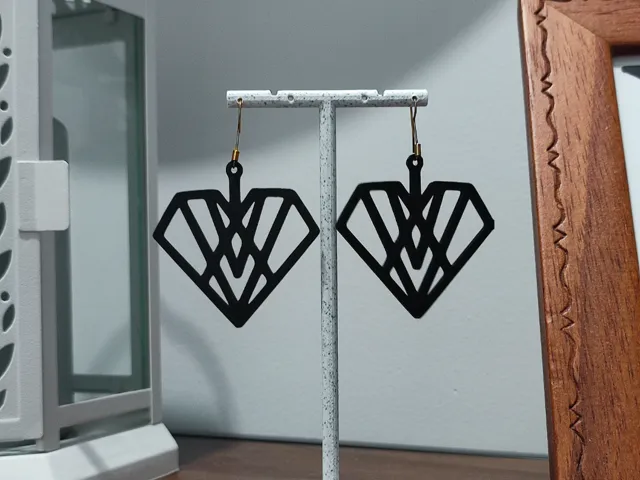 Aretes El Corazón del Cristal