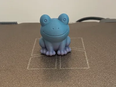 Cute Baby Frog (38 minute print and NO supports)