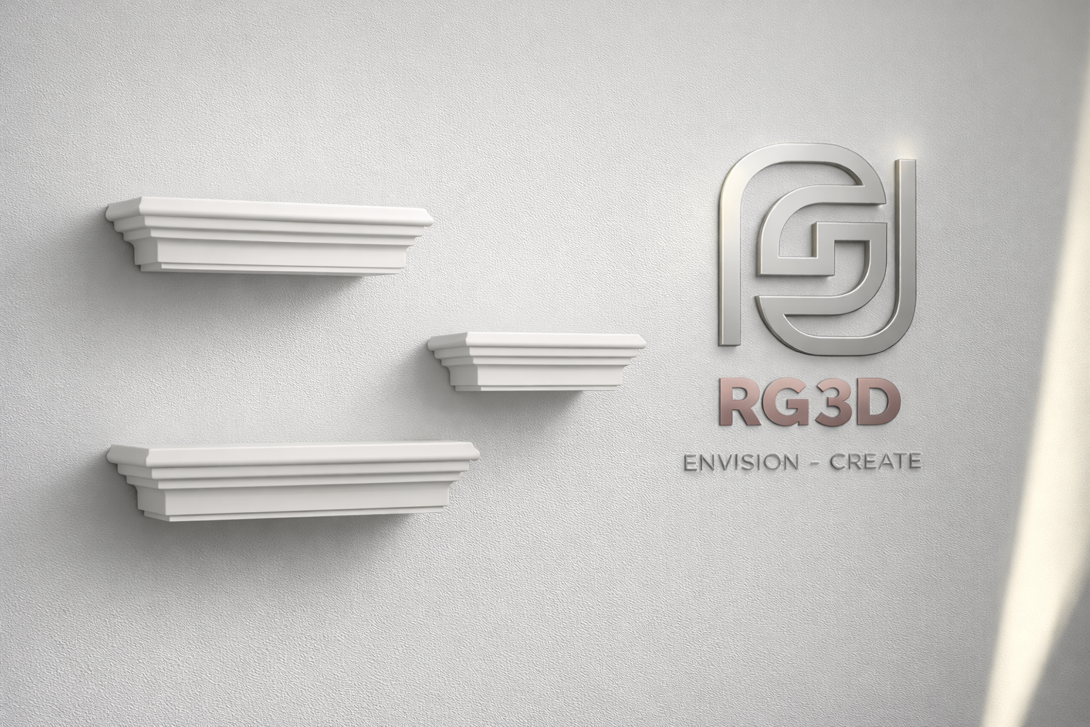Miniatura 3 do modelo 3D Floating Shelves