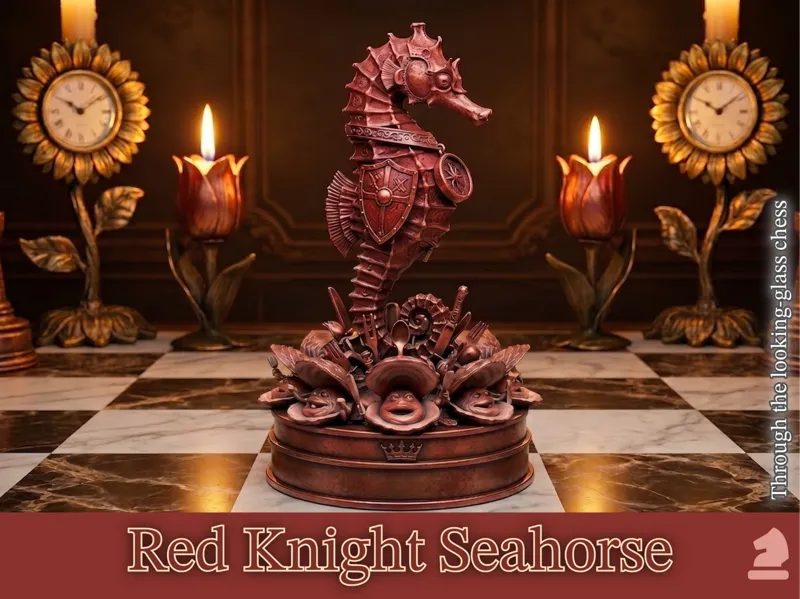 The Red Knight: Seahorse & Oysters