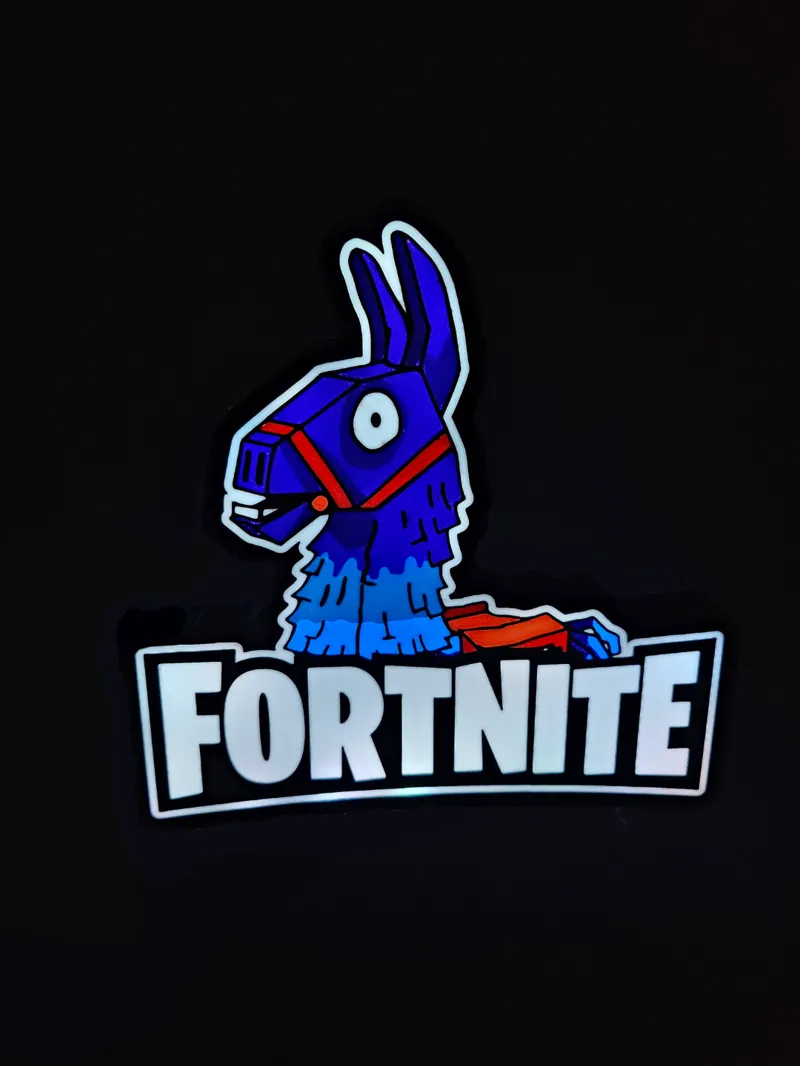 Fortnite Loot Llama LED Light Box 