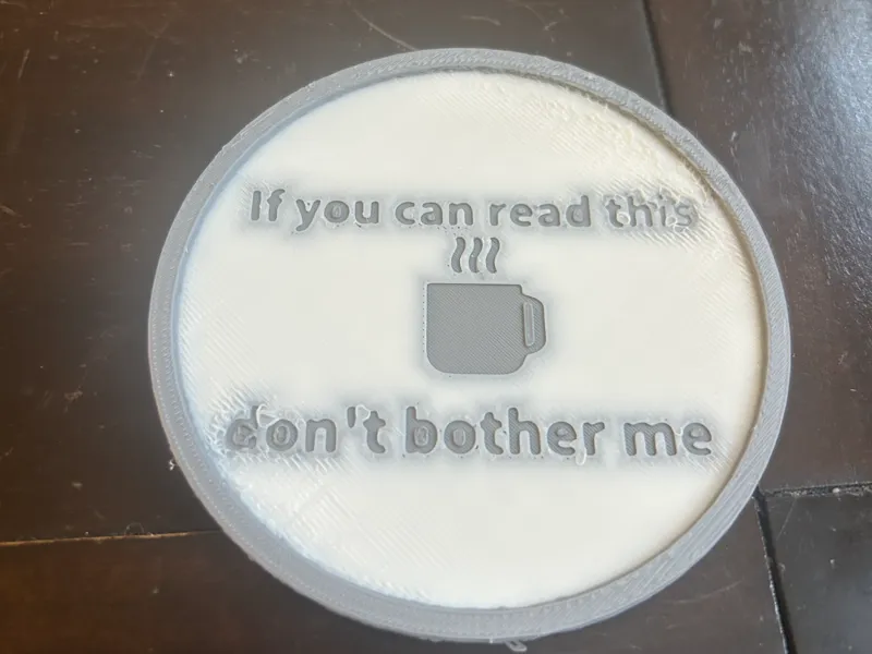 Comic coaster