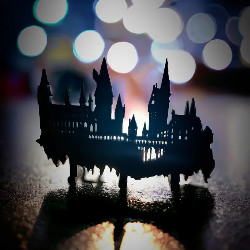 LARGE Hogwarts Inspired Silhouette Wall Art 