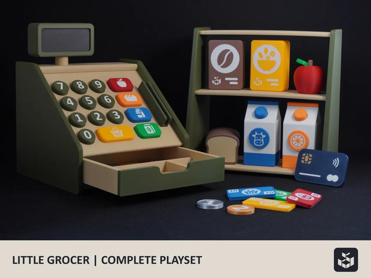 Little Grocer | A Pretend Grocery Store Playset view 4
