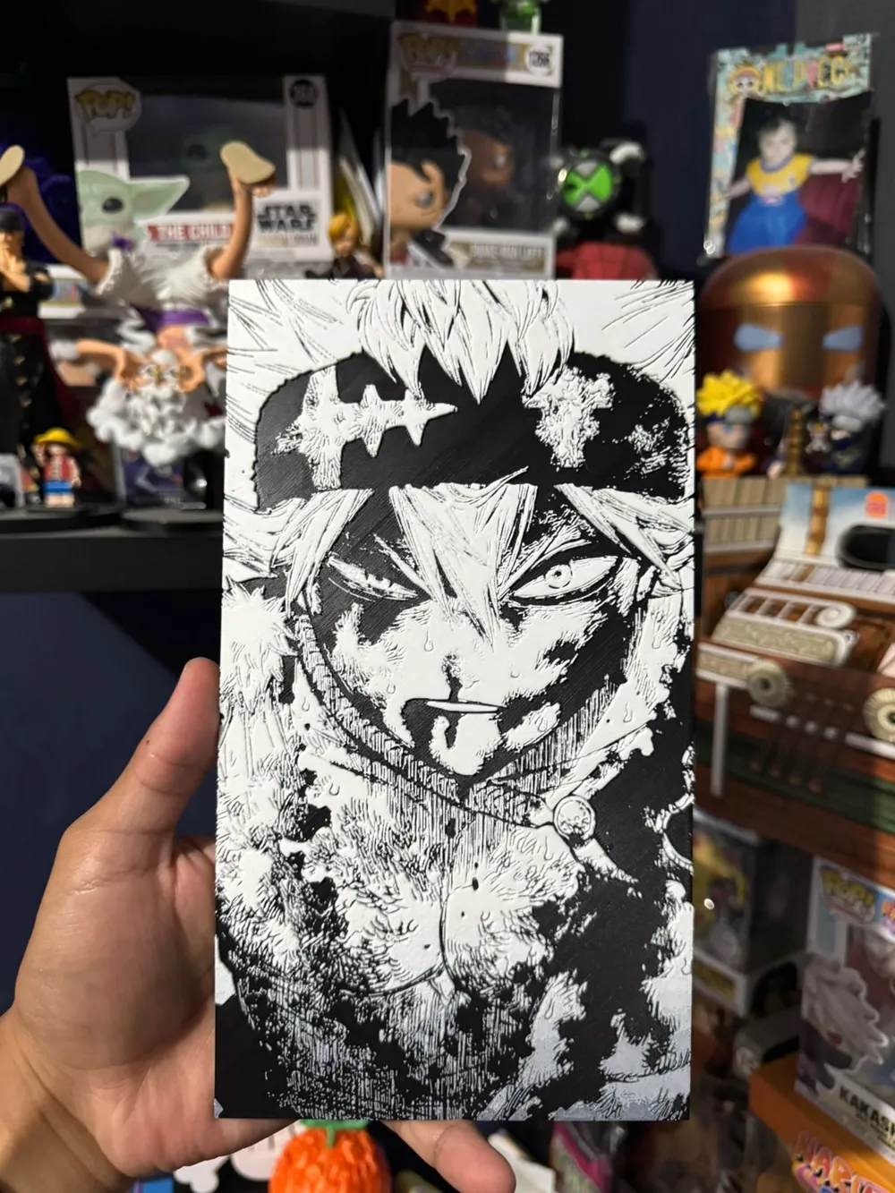 MANGA-PANEL ASTA BLACK CLOVER – Kostenloses 3D-Druckmodell – MakerWorld